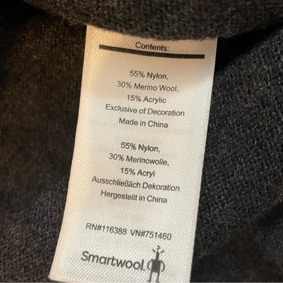 Smartwool | Colorblock Pink Gray Sweater Merino Wool | XS - Picture 7 of 9